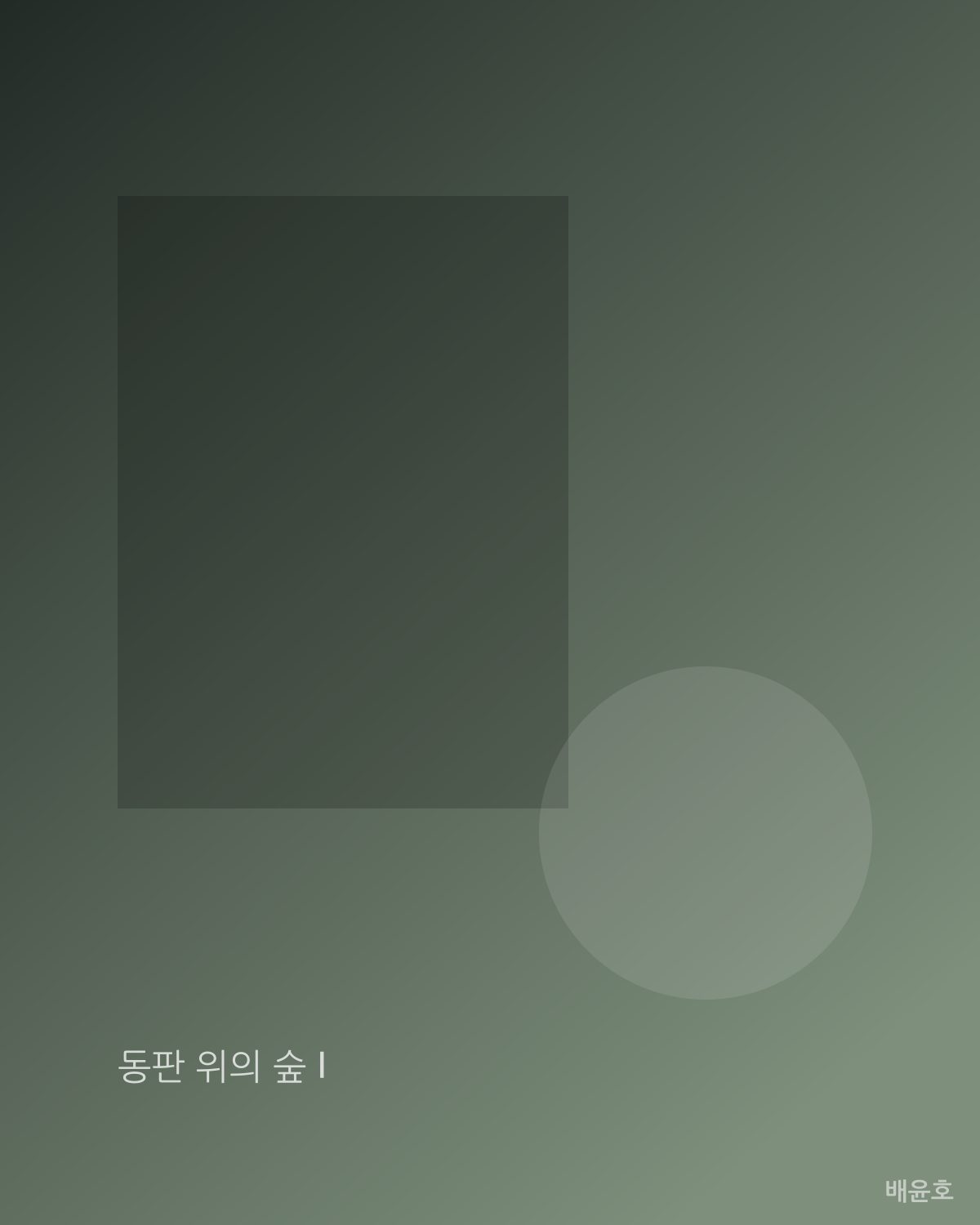 동판 위의 숲 I