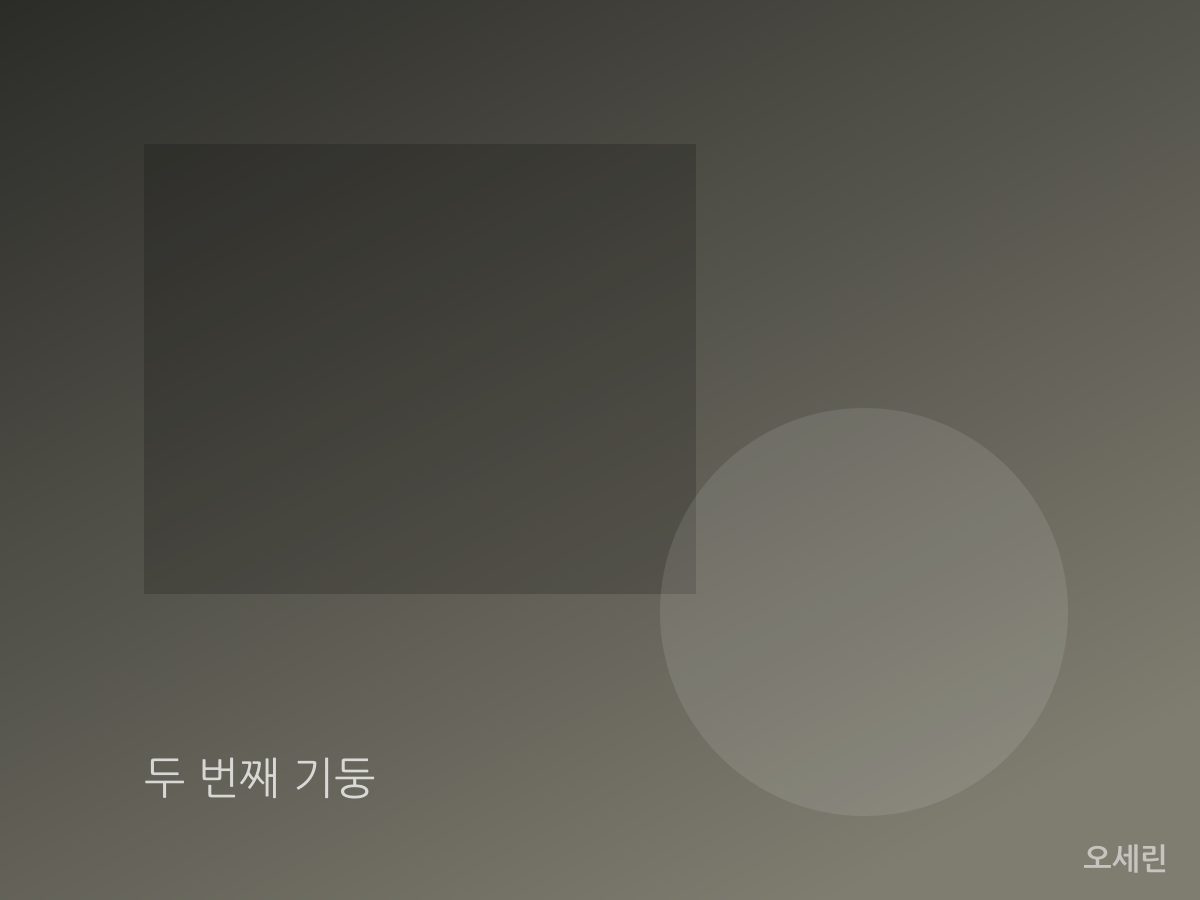 두 번째 기둥